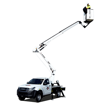 Teherautóra szerelt személyemelők